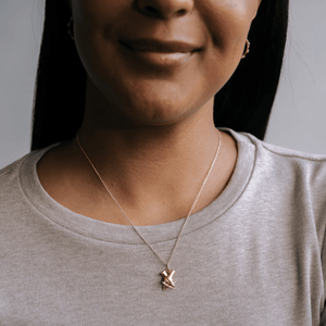 Vintage 14k Gold Ice Skates Charm