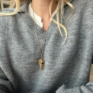 Vintage Working Whistle Charm