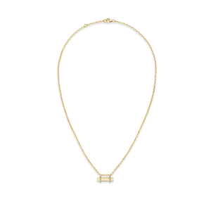 Diamond Rail Necklace