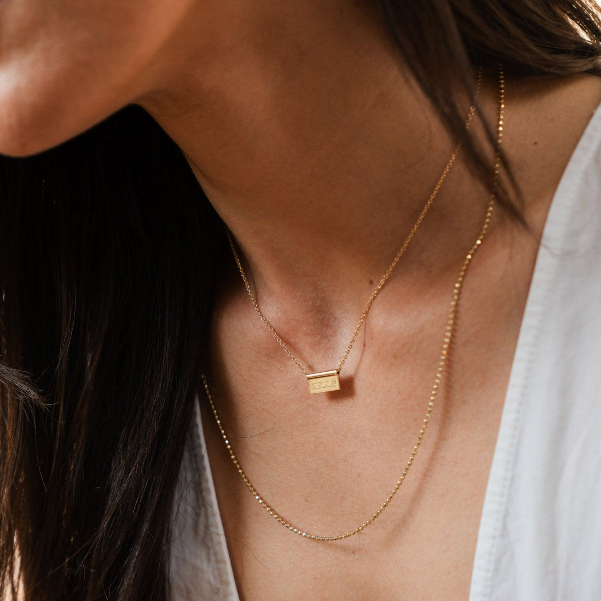 Name Tag Necklace