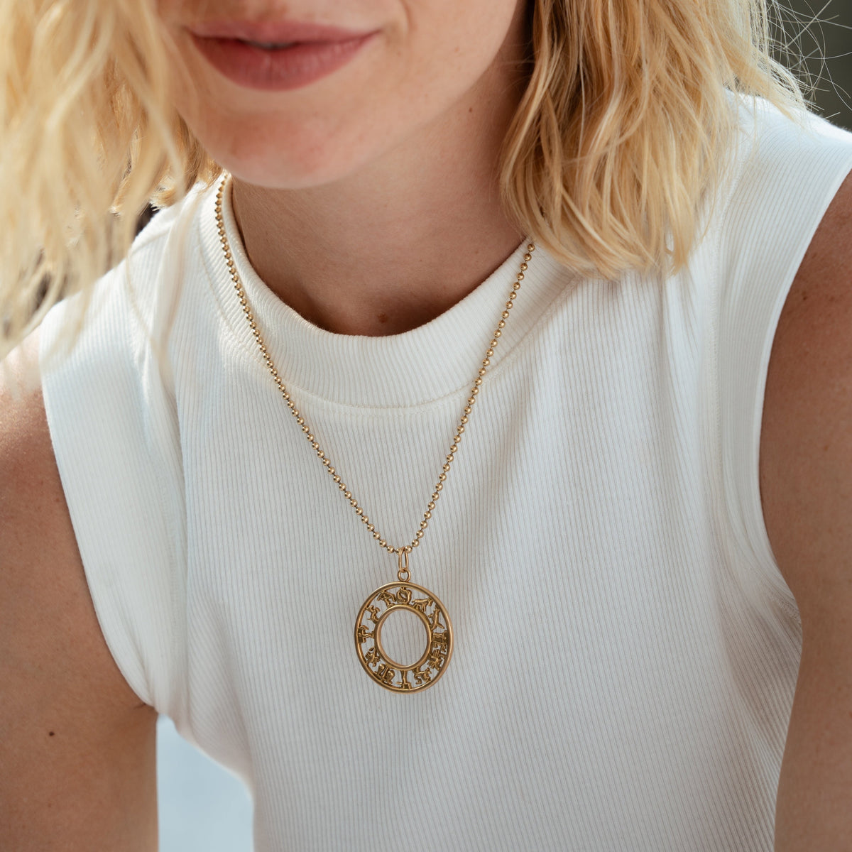 Vintage Zodiacs Circle Charm