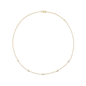 In Line Diamond Necklace