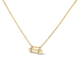 Diamond Rail Necklace