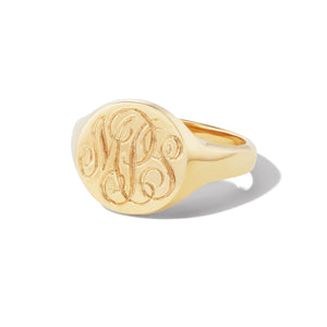 Round Signet Ring