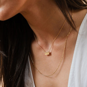Name Tag Necklace
