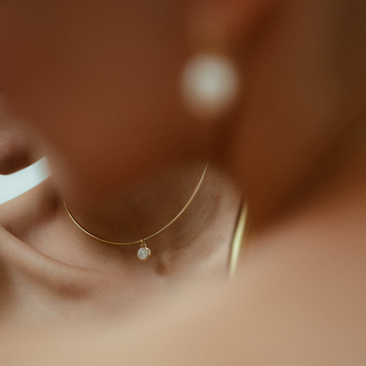 Flexible Collar Necklace, 1.5mm