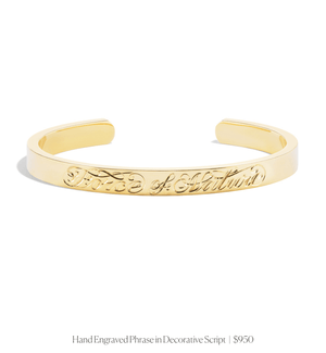 Solid Cuff Bracelet