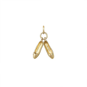 SOLD Vintage Ballet Slippers Charm