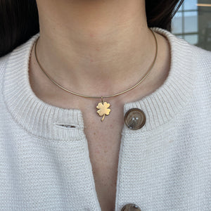 SOLD Vintage Drop 04 — Vintage Four Leaf Clover Charm