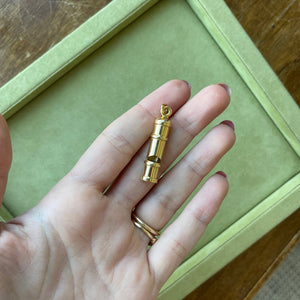 Vintage Train Whistle Charm