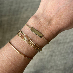 SOLD Vintage Nameplate Bracelet