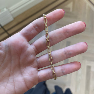 SOLD Vintage Love Me A Link Style Bracelet