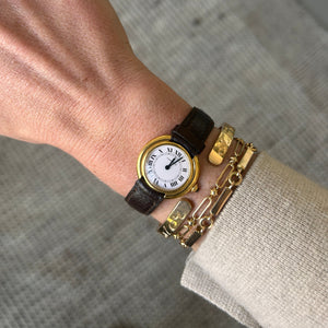 Vintage Cartier Vendome 26mm 18K Watch