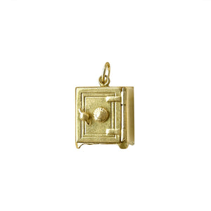 SOLD Vintage Opening Safe Charm