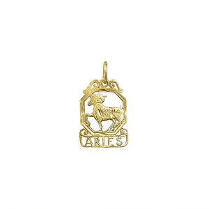 SOLD Vintage Aries Cutout Charm
