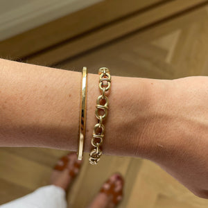 Vintage Textured Link Bracelets
