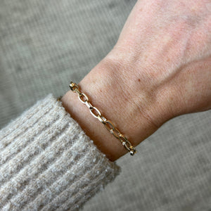 Vintage Oval Link Bracelet