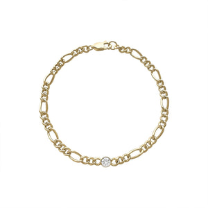 SOLD Vintage Diamond Solitaire Bracelet