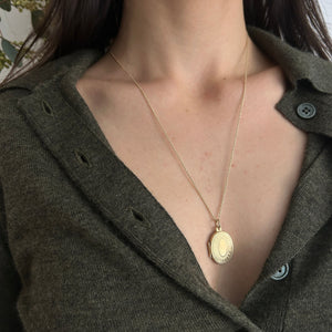 SOLD Vintage Oval Locket Charm