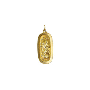 SOLD Vintage Rectangular St. Christopher Charm