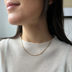 SOLD Vintage 18k Snake Chain