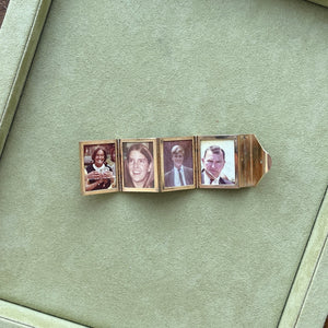 SOLD Vintage Six Photo Envelope Locket Charm