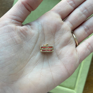 SOLD Vintage Florida Orange Crate Charm
