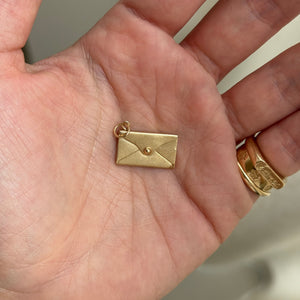 Vintage Envelope Charm with Brooklyn Address