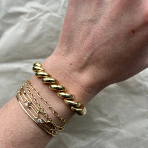 SOLD Vintage Chunky Macaroni Bracelet