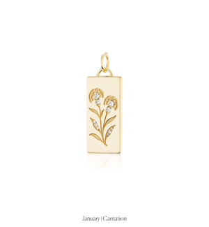 Birth Month Flower Charm