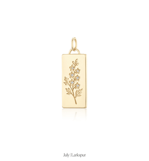Birth Month Flower Charm