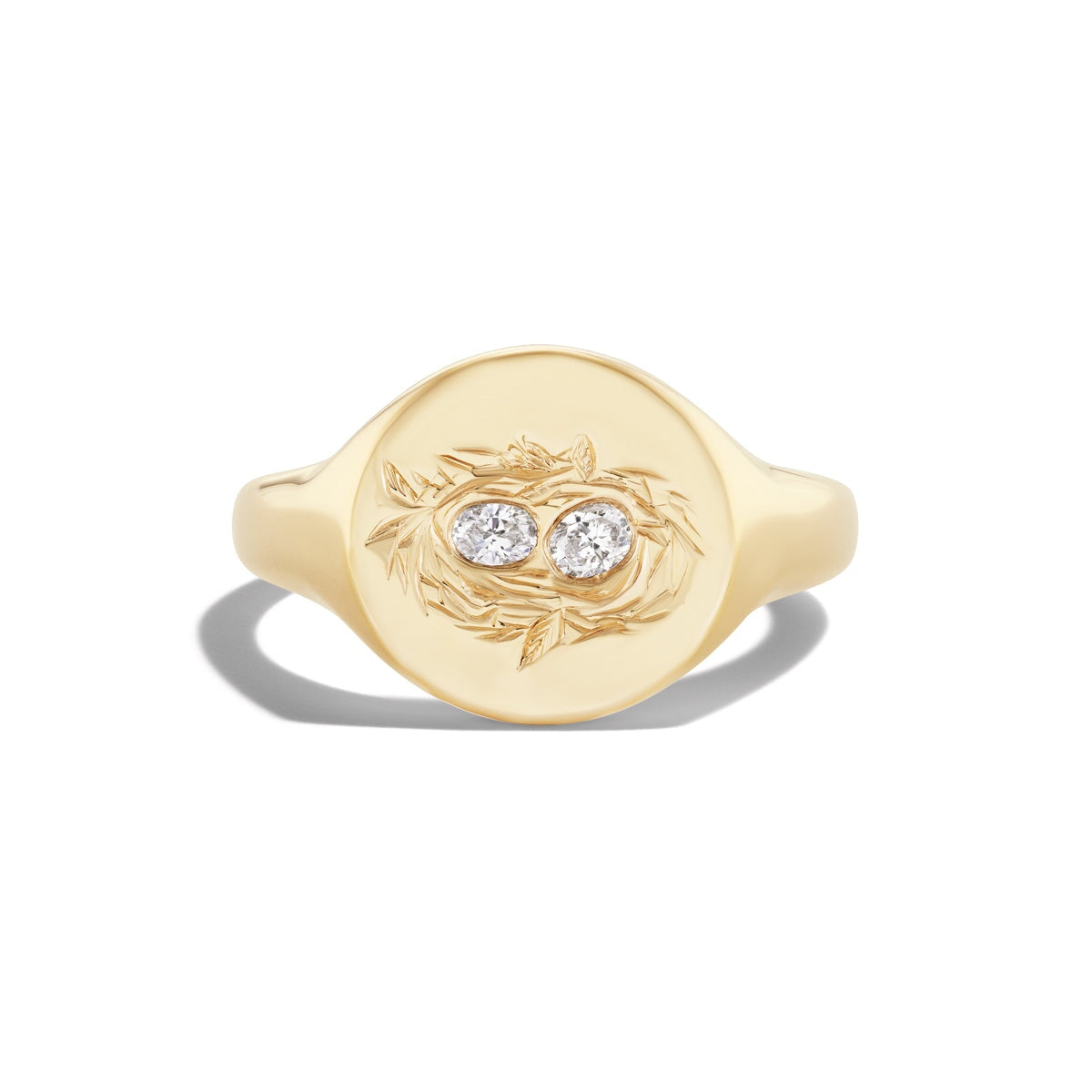 Round Signet Ring