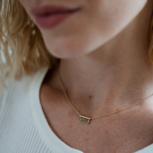 Name Tag Necklace