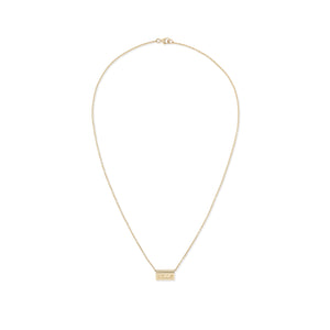 Name Tag Necklace