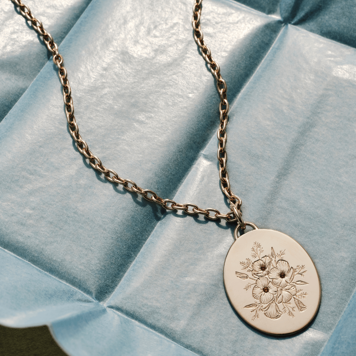 14k solid gold Napa Chain in a flat link