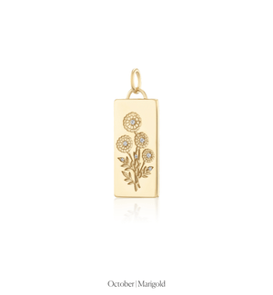 Birth Month Flower Charm