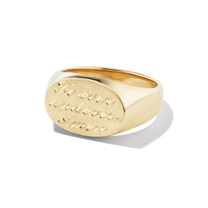 Oval Signet Ring