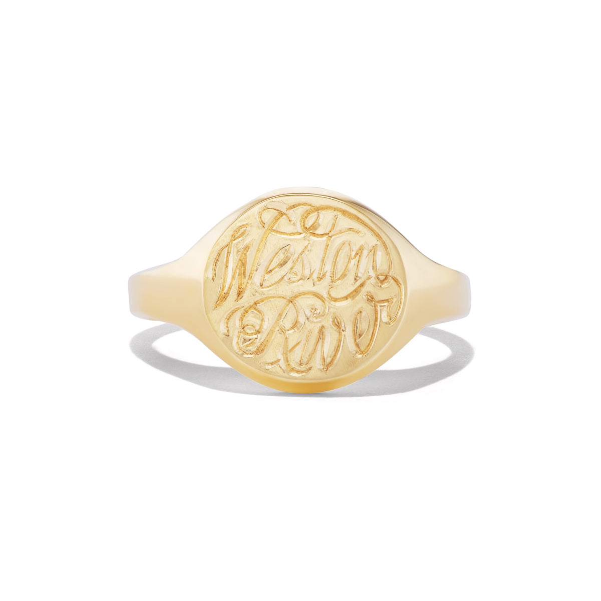 Round Signet Ring