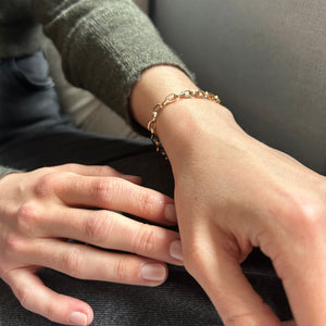 SOLD Vintage Oval Link Bracelet