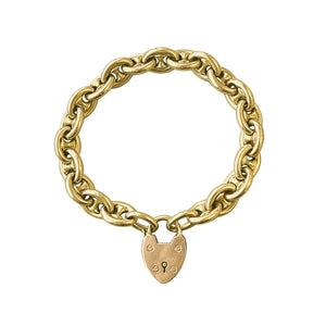 SOLD Vintage 14k Gold Working Padlock Bracelet