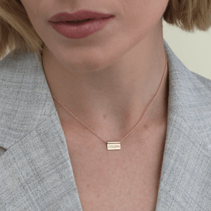 Name Tag Necklace