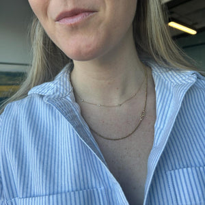 SOLD Vintage Twist Chain with S Hook