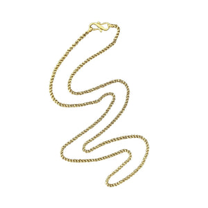 SOLD Vintage Twist Chain with S Hook