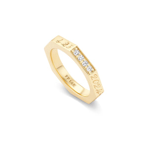 Partial Diamond Family Ring