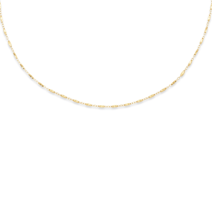 14k gold textured chain