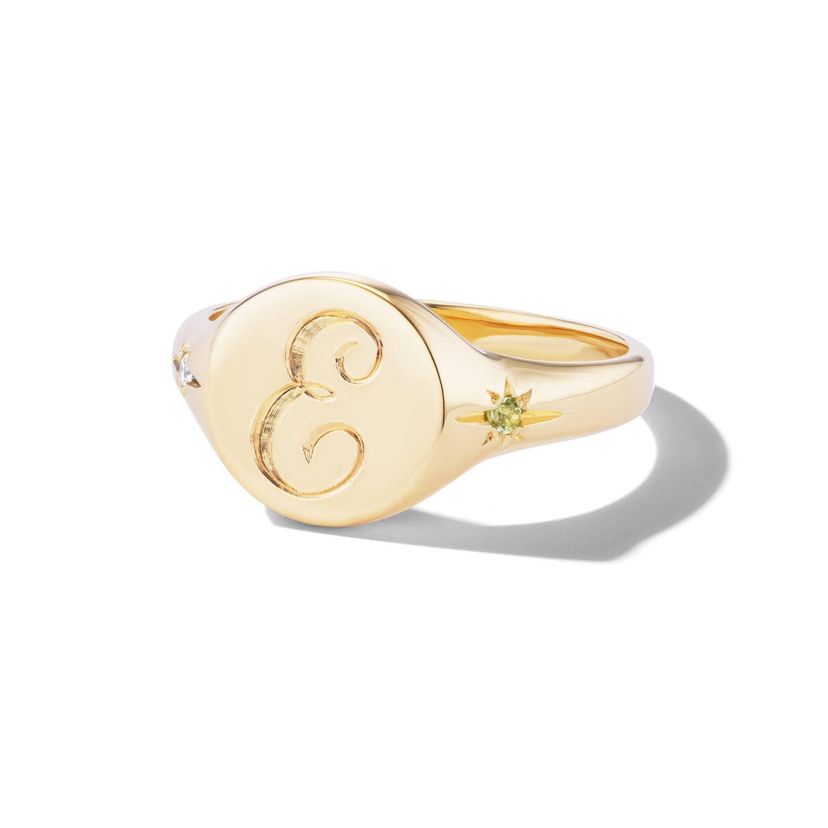 Round Signet Ring