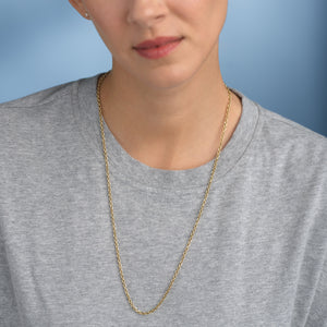 SOLD Vintage Diamond Cut Link Chain