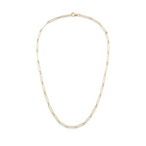 14k gold chain link necklace 
