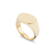 gold oval signet ring 