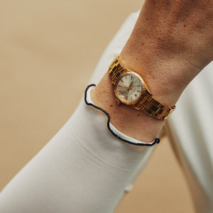 SOLD Vintage Rolex Oyster Perpetual Date 25mm 18K Watch
